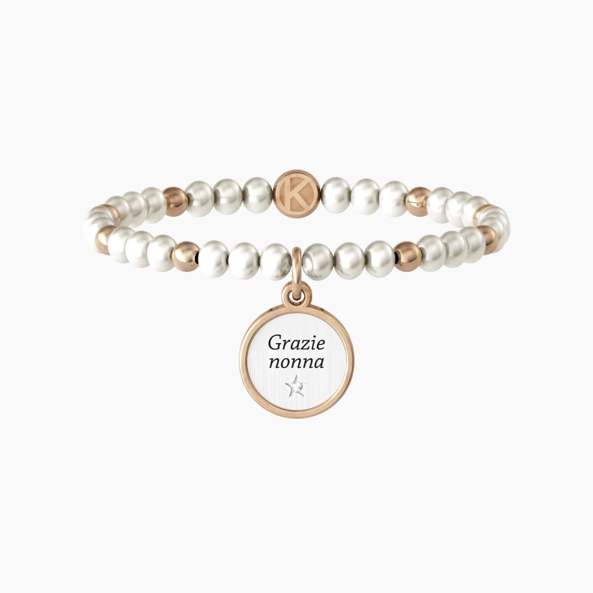 Bracciale kidult nonna con perle elasticizzato nuova collezione 732099
