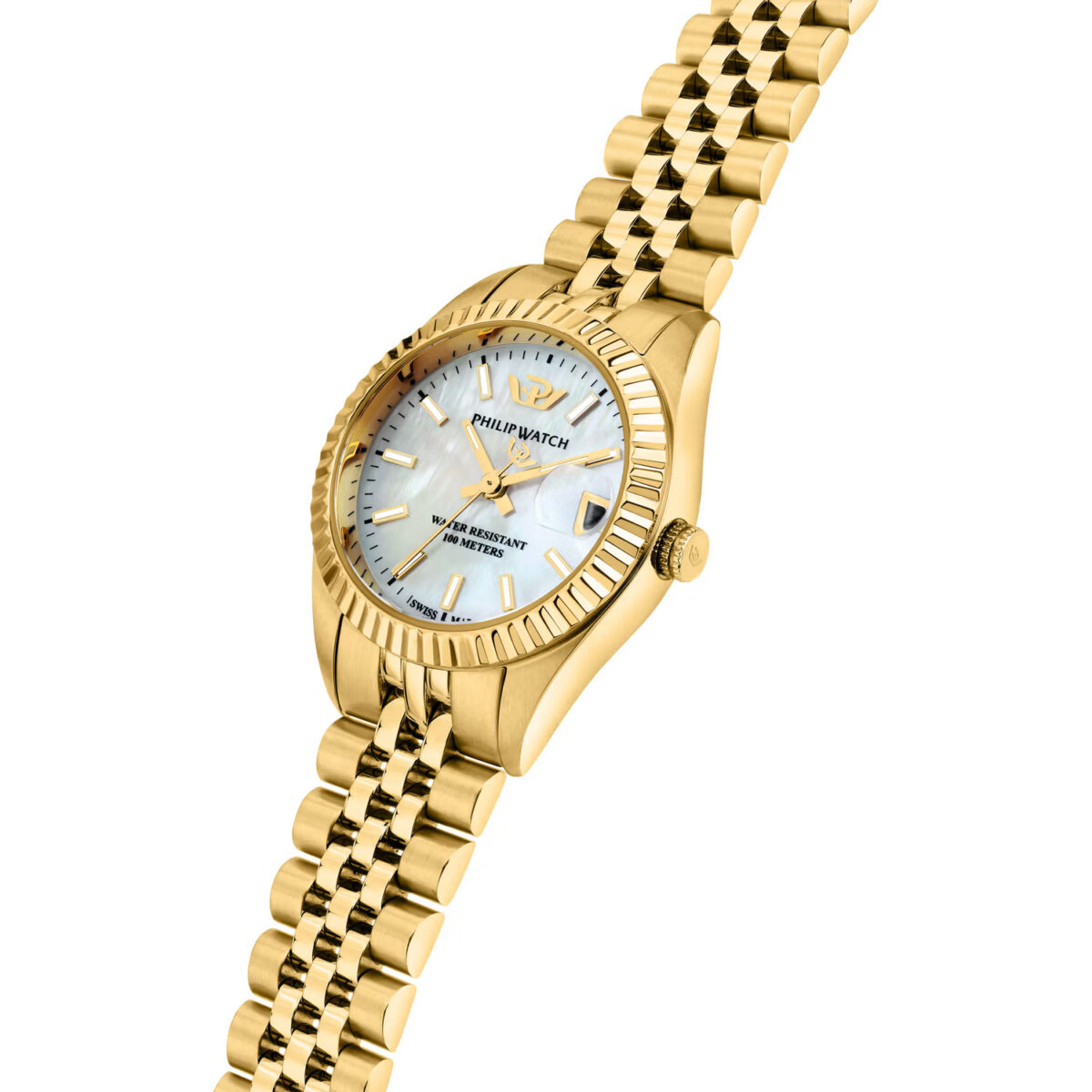 Orologio donna dorato philip watch caribe urban con quadrante madreperla idea regaloR8253597610 prezzo