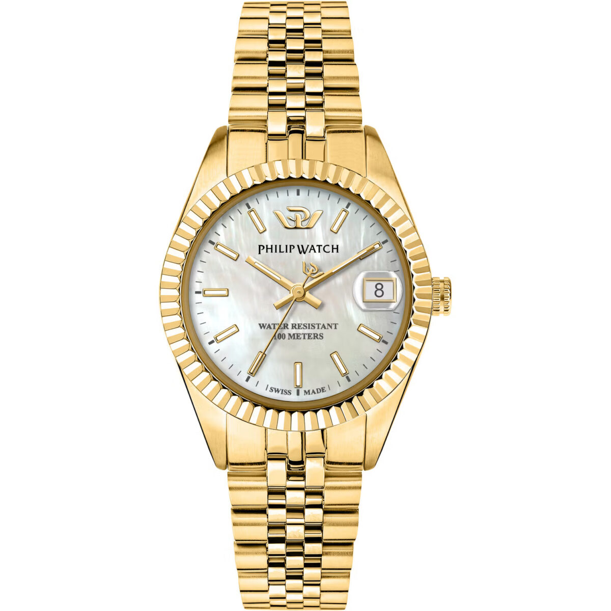 Orologio donna dorato philip watch con quadrante madreperla R8253597610