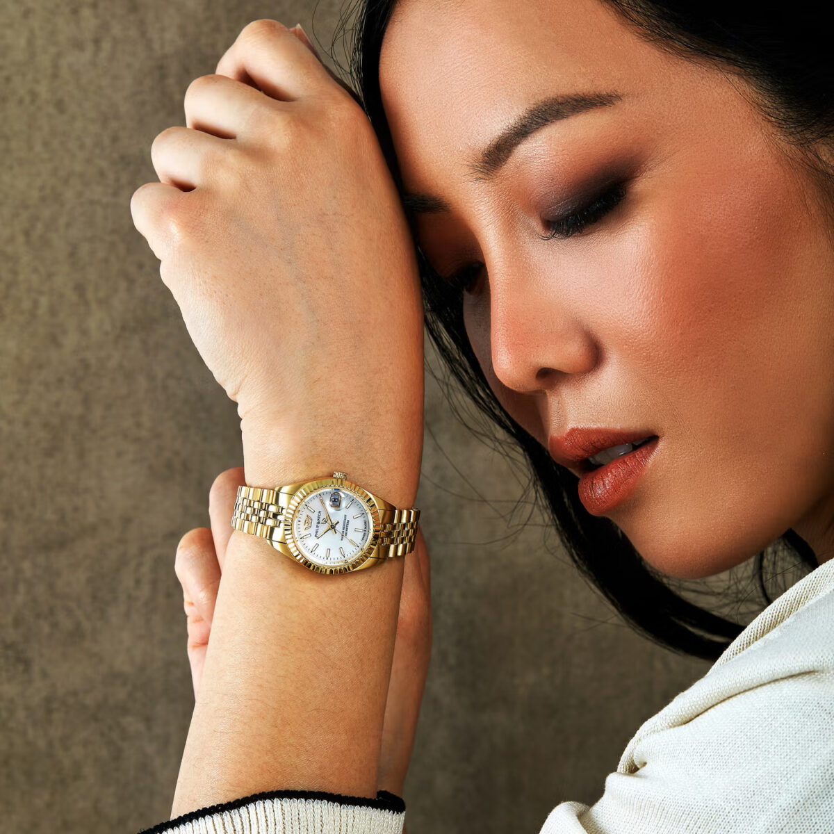 Orologio donna dorato philip watch con quadrante madreperla R8253597610 prezzo