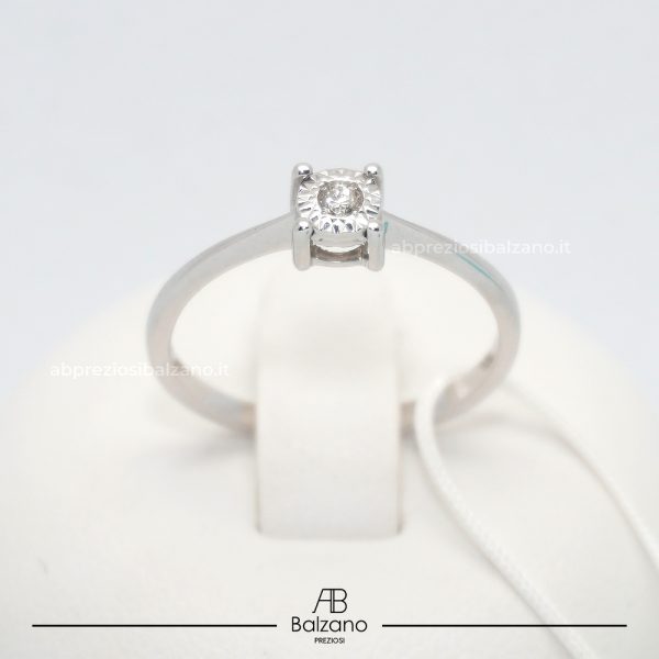 solitario diamante anello donna offerta tiktok prezzo gioielli ab preziosi balzano