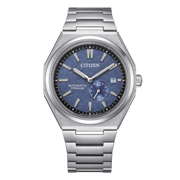 Orologio automatico blu al titanio citizen idea regalo NJ0180 80L